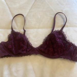 Maroon bralette